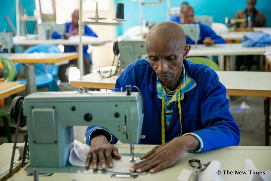 Vedaste Kwibuka and Christine Ingabire, both 19, at the Mutobo Demobilisation and Reintegration Centre in Musanze District, Northern Province. 