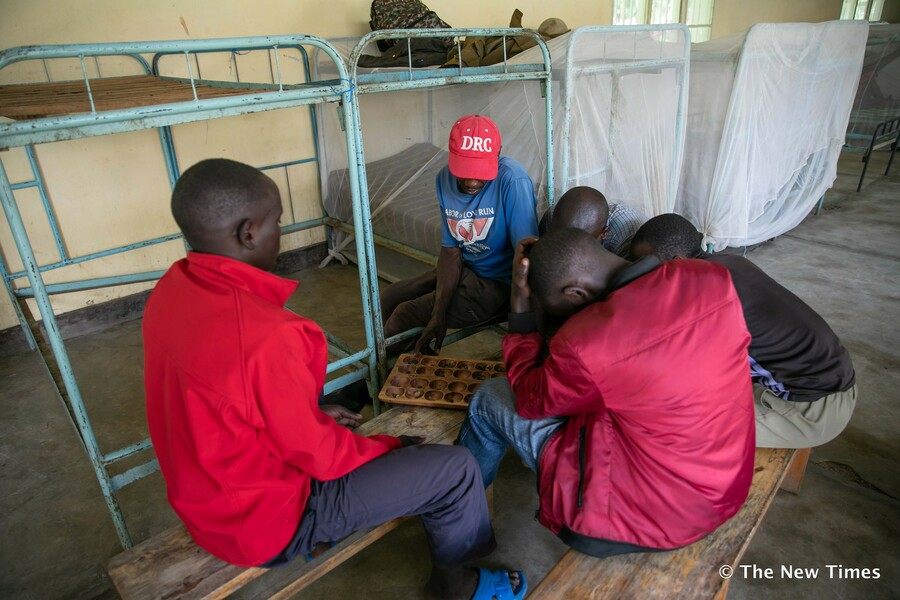 Vedaste Kwibuka and Christine Ingabire, both 19, at the Mutobo Demobilisation and Reintegration Centre in Musanze District, Northern Province. 