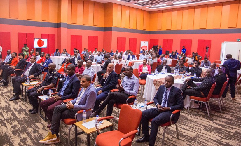 A cultural troupe entertains guests during the celebration of Airtelâ€™s eighth anniversary on the Rwanda market in Kigali on January 16. 