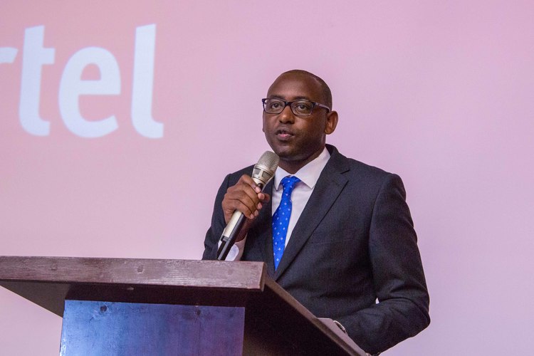 A cultural troupe entertains guests during the celebration of Airtelâ€™s eighth anniversary on the Rwanda market in Kigali on January 16. 