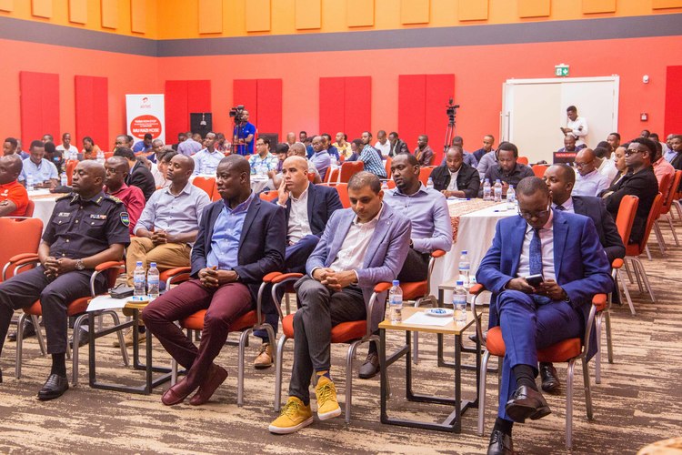 A cultural troupe entertains guests during the celebration of Airtelâ€™s eighth anniversary on the Rwanda market in Kigali on January 16. 