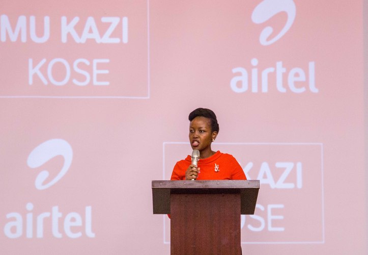 A cultural troupe entertains guests during the celebration of Airtelâ€™s eighth anniversary on the Rwanda market in Kigali on January 16. 