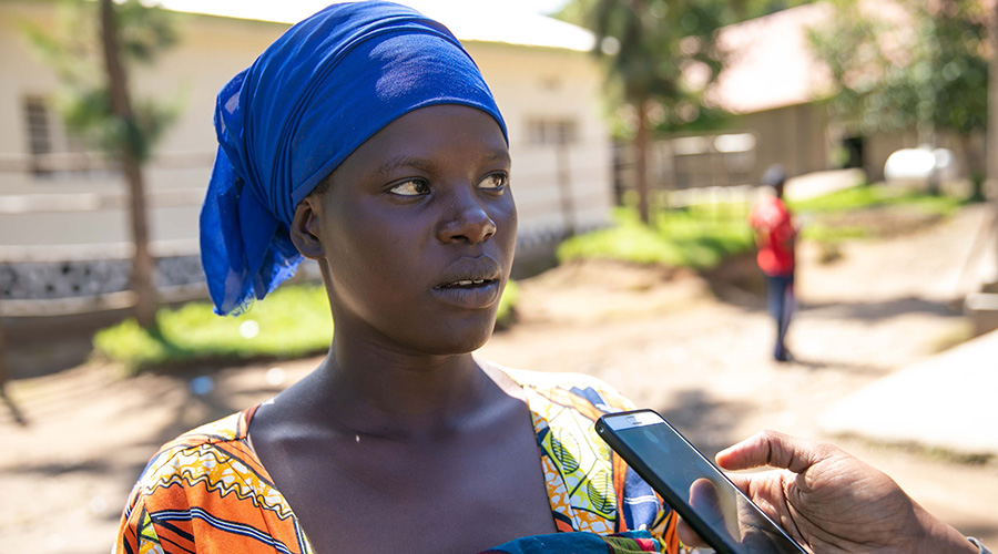 Spu00e9ciose Muhawenimana reveals how happy she is for having left the DR Congo jungles where she was held against her will. 