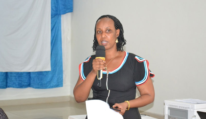 Mireille Kayitesi, chairperson of RPF Women League in Eastern Province. (Photo: Jean de Dieu Nsabimana)