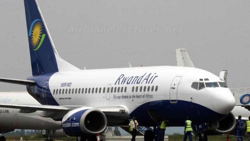 RwandAir currently operates three flights a week to Guangzhou. File 