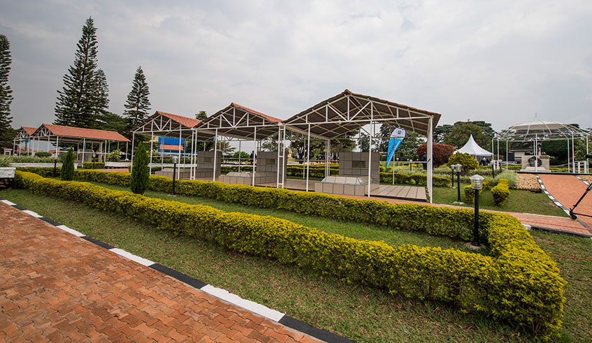 A view of the Heroesu2019 Mausoleum in Remera, Gasabo District. 