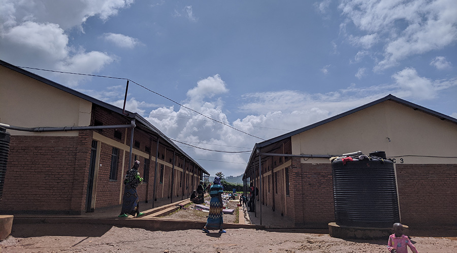 A view of Nyarushishi Transit Centre where thousands of dependents of former fighters from Congolese jungles are hosted.