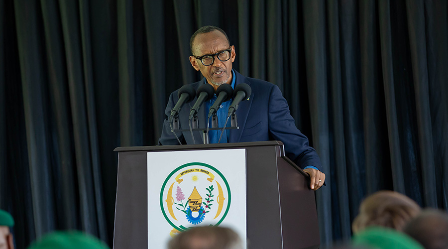 President Kagame speaks during the inaugurationu00a0of the Rwanda Cancer Centreu00a0on Tuesday, February 4 at theu00a0Rwanda Military Hospital in Kanombe. 