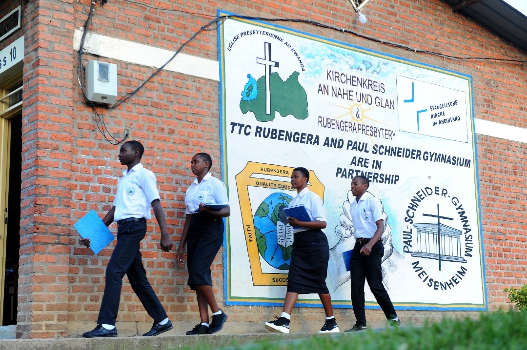 A newly constructed classroom block at GS Kigali in Nyarugenge District. / Courtesy