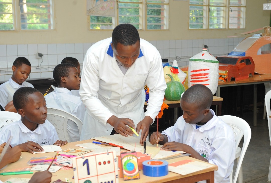 A newly constructed classroom block at GS Kigali in Nyarugenge District. / Courtesy