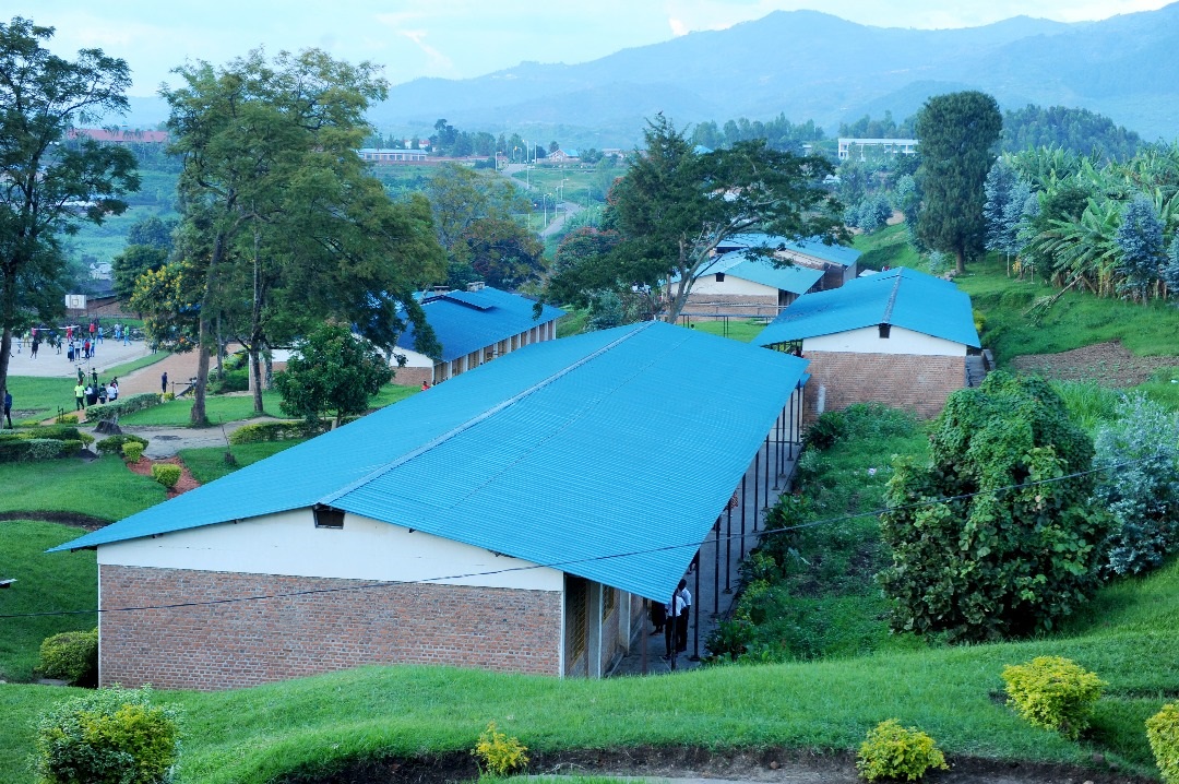 A newly constructed classroom block at GS Kigali in Nyarugenge District. / Courtesy