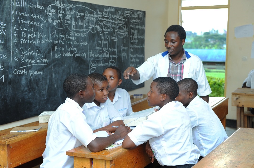 A newly constructed classroom block at GS Kigali in Nyarugenge District. / Courtesy