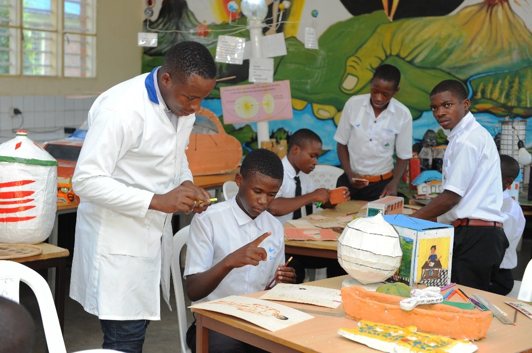 A newly constructed classroom block at GS Kigali in Nyarugenge District. / Courtesy