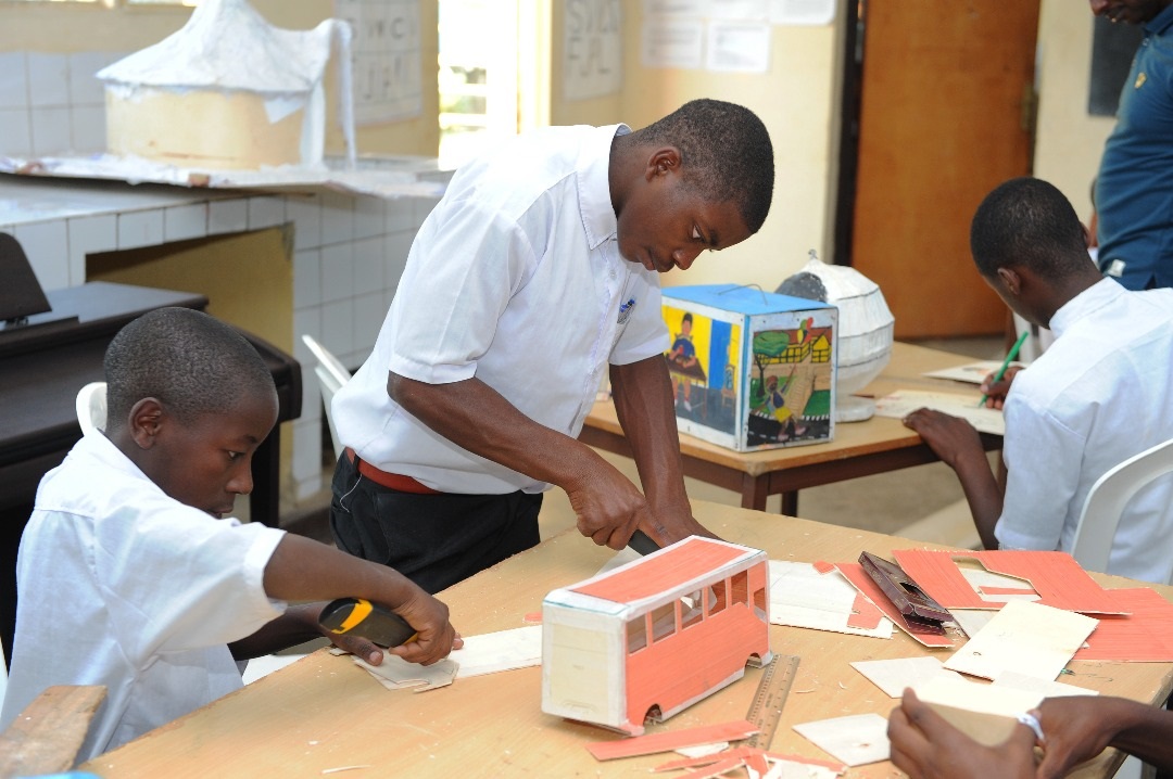 A newly constructed classroom block at GS Kigali in Nyarugenge District. / Courtesy
