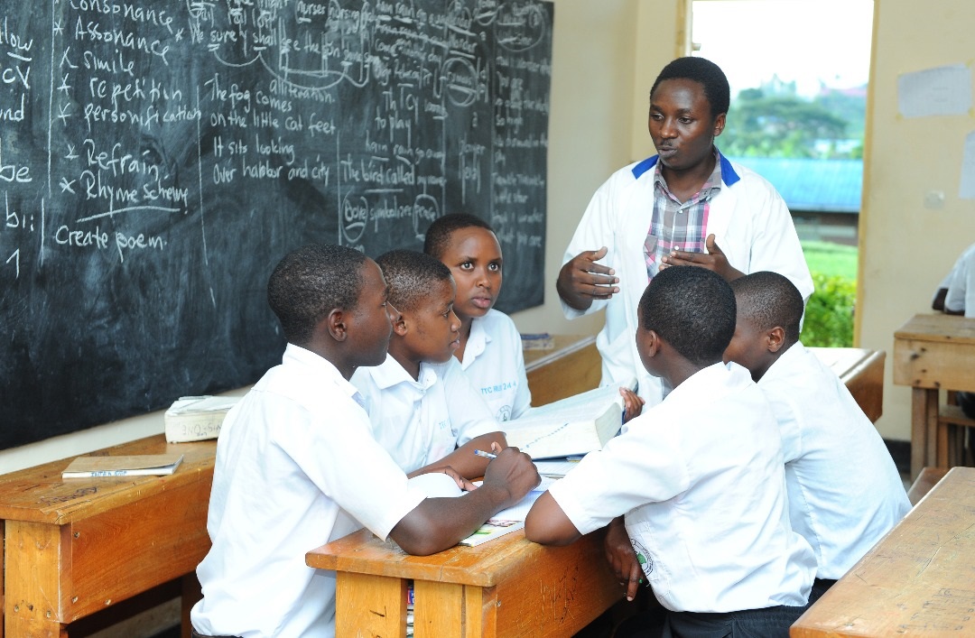 A newly constructed classroom block at GS Kigali in Nyarugenge District. / Courtesy