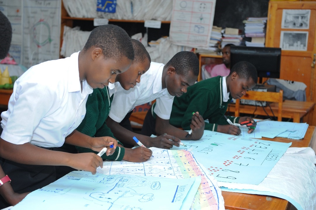 A newly constructed classroom block at GS Kigali in Nyarugenge District. / Courtesy