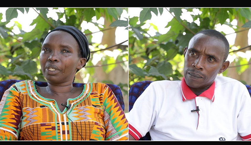 Mageza's siblings; Kagoyire Francoise and Safari. /Courtesy