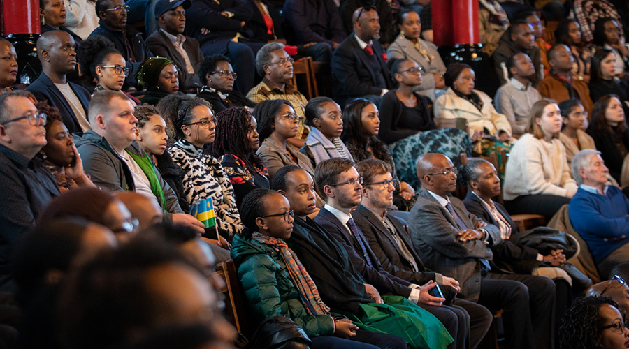 Rwandans and friends of Rwanda during the screening of â€˜The 600â€™ in London on Saturday, Feb. 8. / Photos: Courtesy