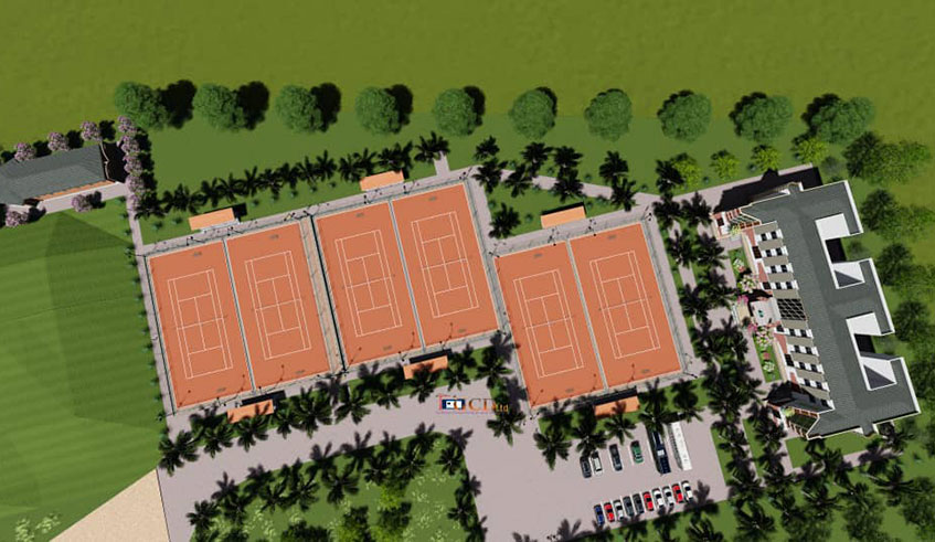 An artistu2019s impression of the proposed tennis facilities at IPRC-Kigali, in Kicukiro District./ Courtesy.