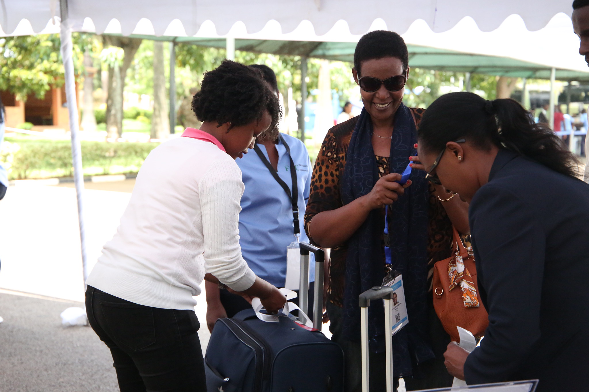 A team of doctors were on hand to screen officials traveling to the 17th National Leadership Retreat for the coronavirus.