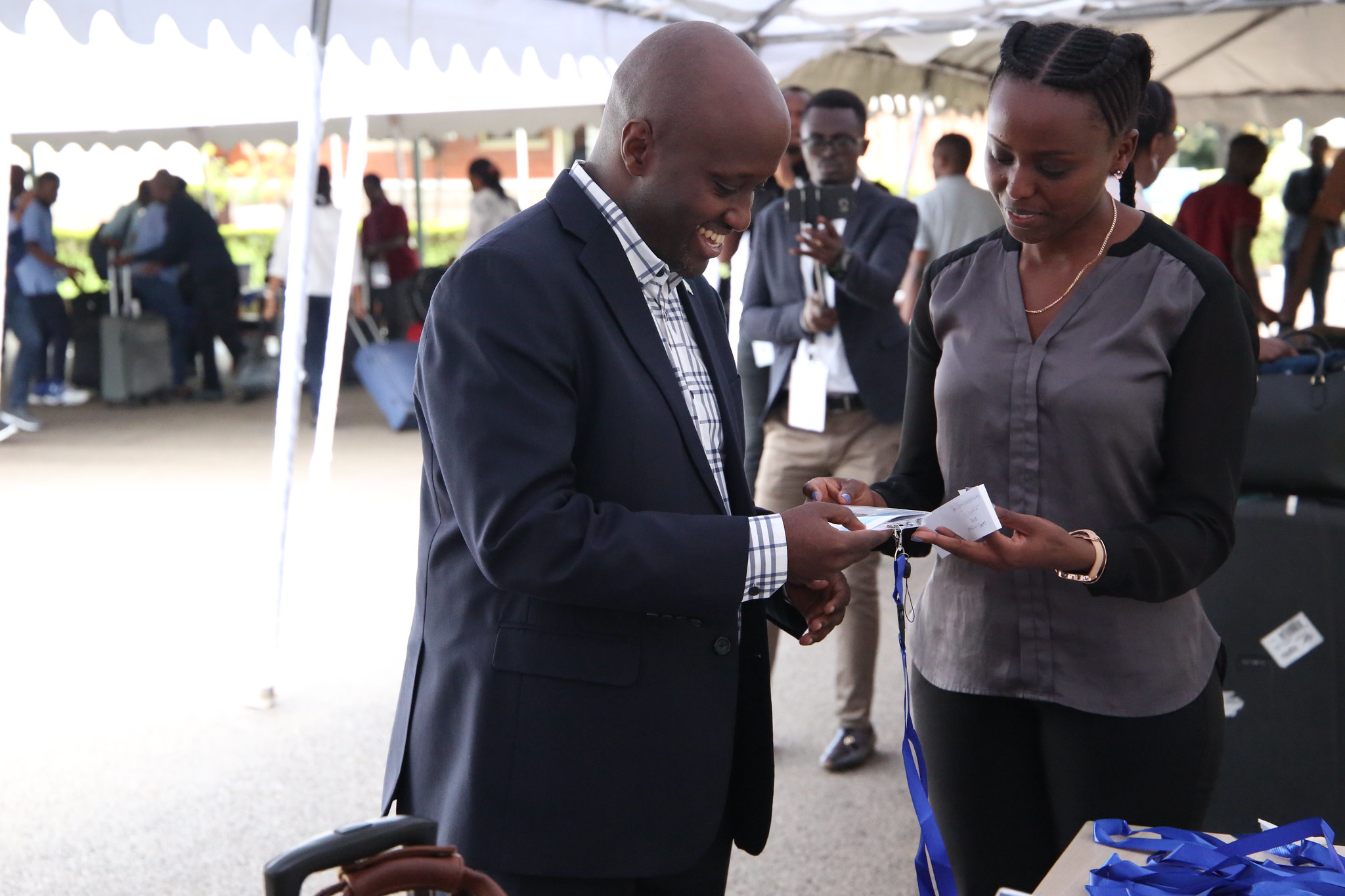 A team of doctors were on hand to screen officials traveling to the 17th National Leadership Retreat for the coronavirus. A team of doctors were on hand to screen officials traveling to the 17th National Leadership Retreat for the coronavirus.