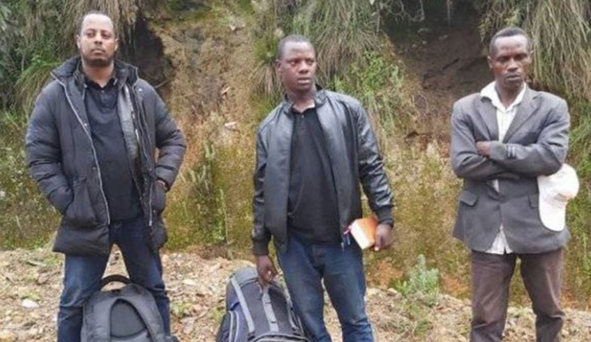 Kizito Mihigo (L) was captured as he attempted to cross into Burundi using an illegal route.