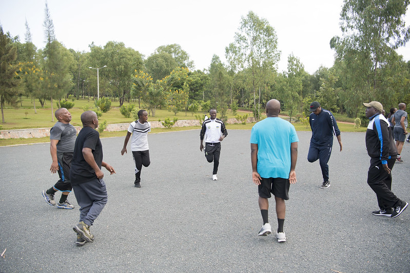 President Kagame addresses leaders at the 17th edition of the National Leadership Retreat at the Rwanda Defence Force Combat Training Centre in Gabiro, Gatsibo District where he tipped them on values and character. / Village Urugwiro