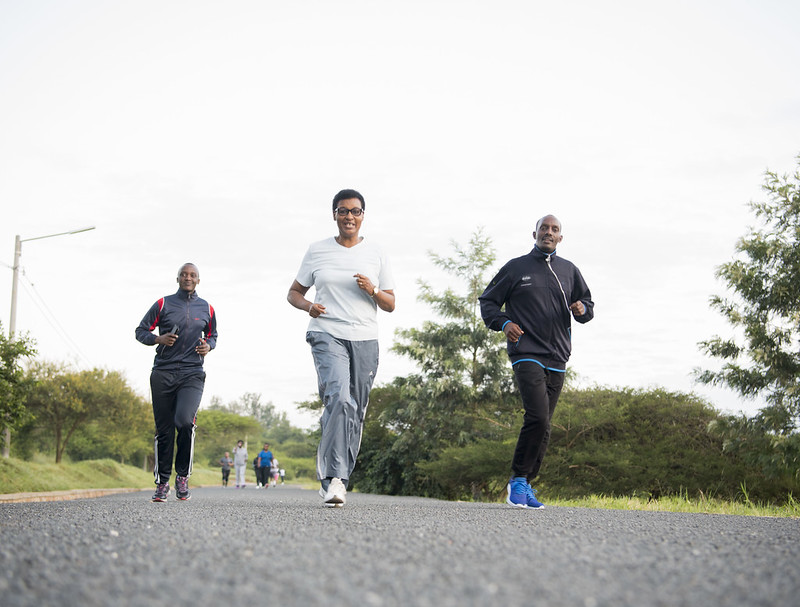President Kagame addresses leaders at the 17th edition of the National Leadership Retreat at the Rwanda Defence Force Combat Training Centre in Gabiro, Gatsibo District where he tipped them on values and character. / Village Urugwiro
