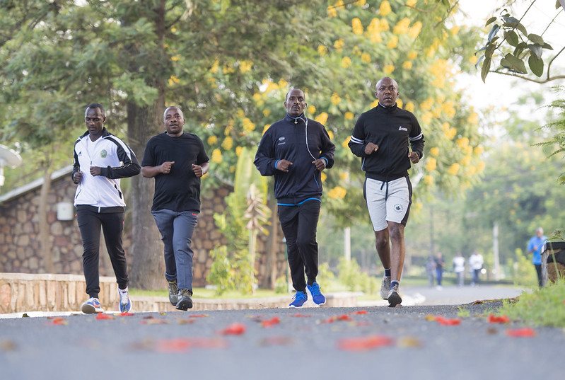 President Kagame addresses leaders at the 17th edition of the National Leadership Retreat at the Rwanda Defence Force Combat Training Centre in Gabiro, Gatsibo District where he tipped them on values and character. / Village Urugwiro