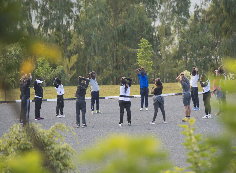 President Kagame addresses leaders at the 17th edition of the National Leadership Retreat at the Rwanda Defence Force Combat Training Centre in Gabiro, Gatsibo District where he tipped them on values and character. / Village Urugwiro