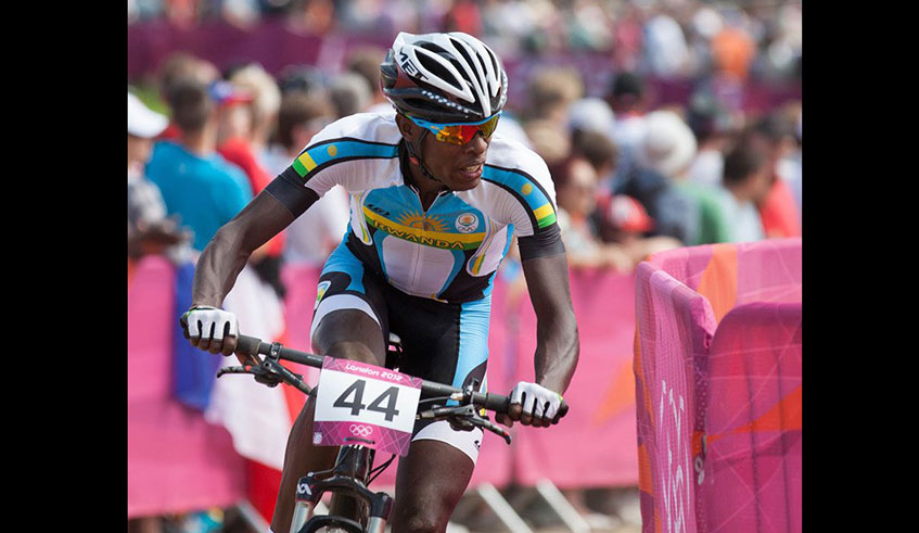 Adrien Niyonshuti represented Rwanda twice at the Olympic Games (2012, 2016) during his professional cycling career before venturing into coaching. / File.