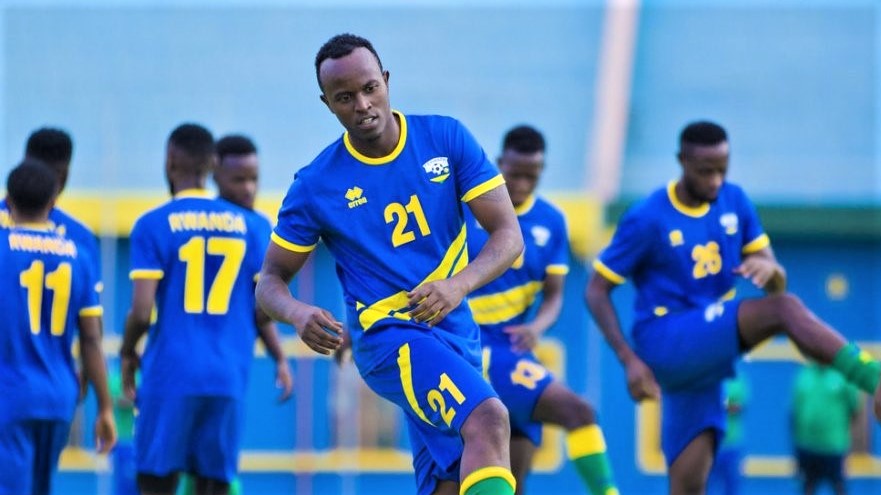 APR midfielder Olivier 'Sefu' Niyonzima (#21) is part of Amavubi's 28-man provisional squad that started training at Amahoro Stadium on Monday. Rwanda face Cameroon and Congo-Brazzaville in friendly matches next week. 