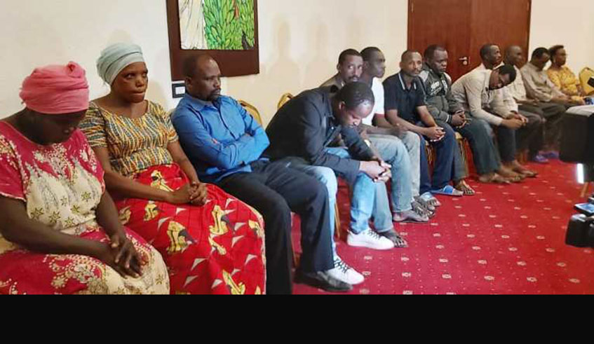 Thirteen Rwandans were released on Tuesday by authorities in Uganda. 