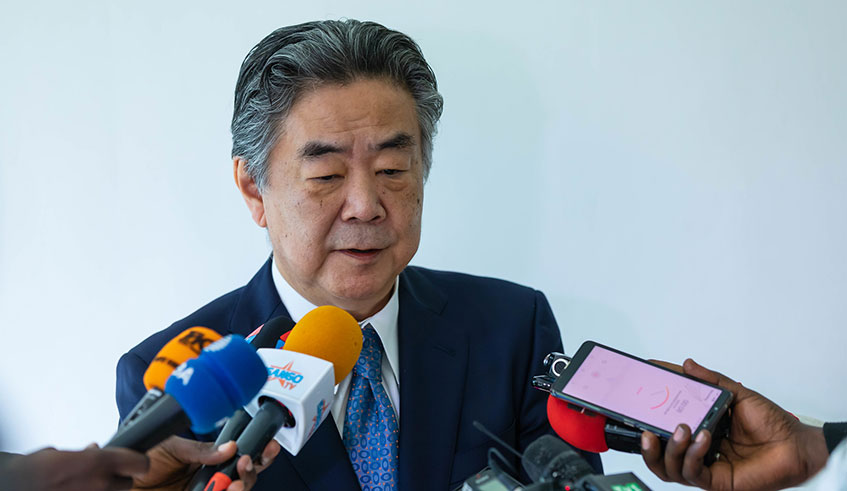 Masahiro Imai, the Ambassador of Japan to Rwanda. / Emmanuel Kwizera.