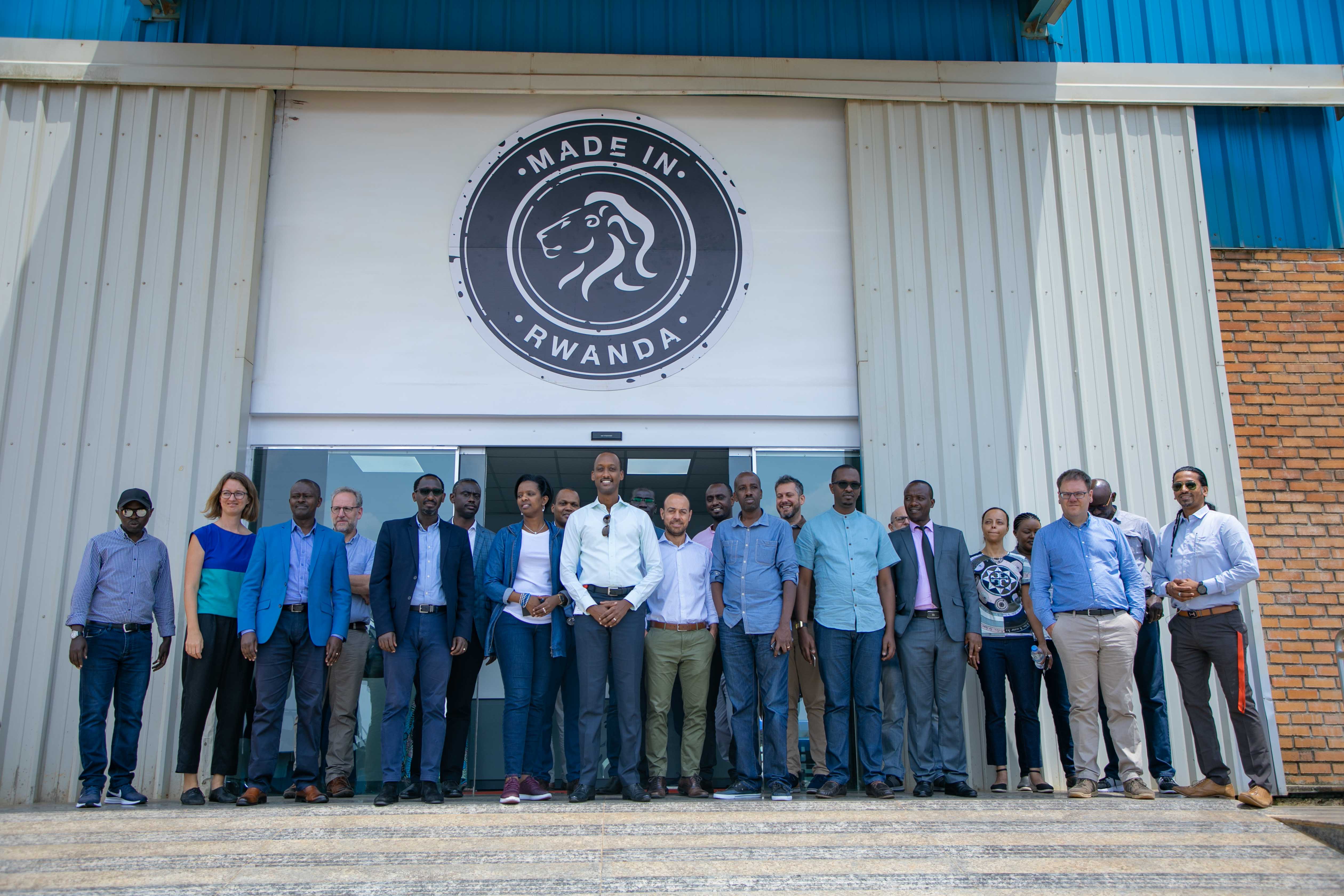 Visitors at MARA Phones head office at Kigali Special Economic Zone yesterday. Mara Phones has received incentives from the Government and itâ€™s part of the higher aim by the country to support manufacturing. / Photos: Emmanuel Kwizera