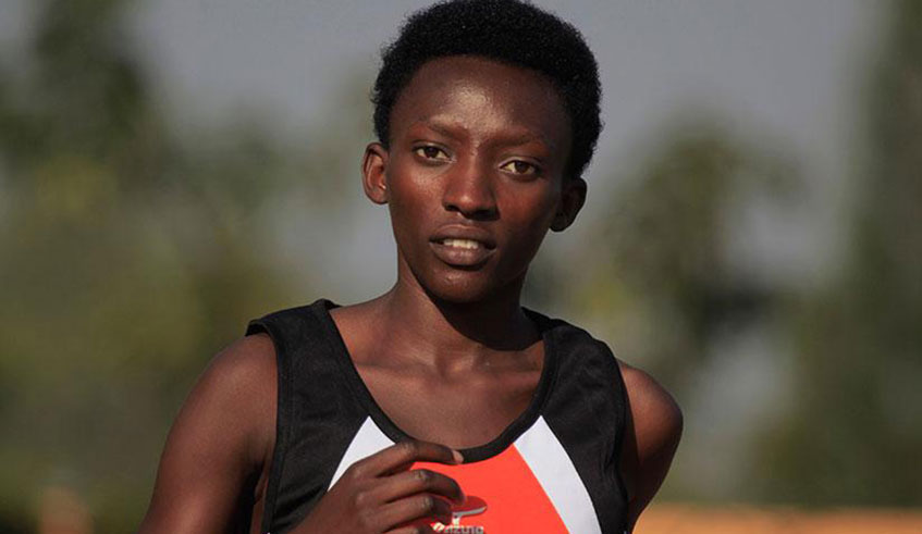 Marthe Yankuriye struck silver in women's half marathon of the 2019 Kigali International Peace Marathon. / File.