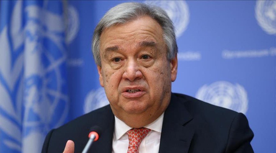 UN Secretary-General Antonio Guterres. 