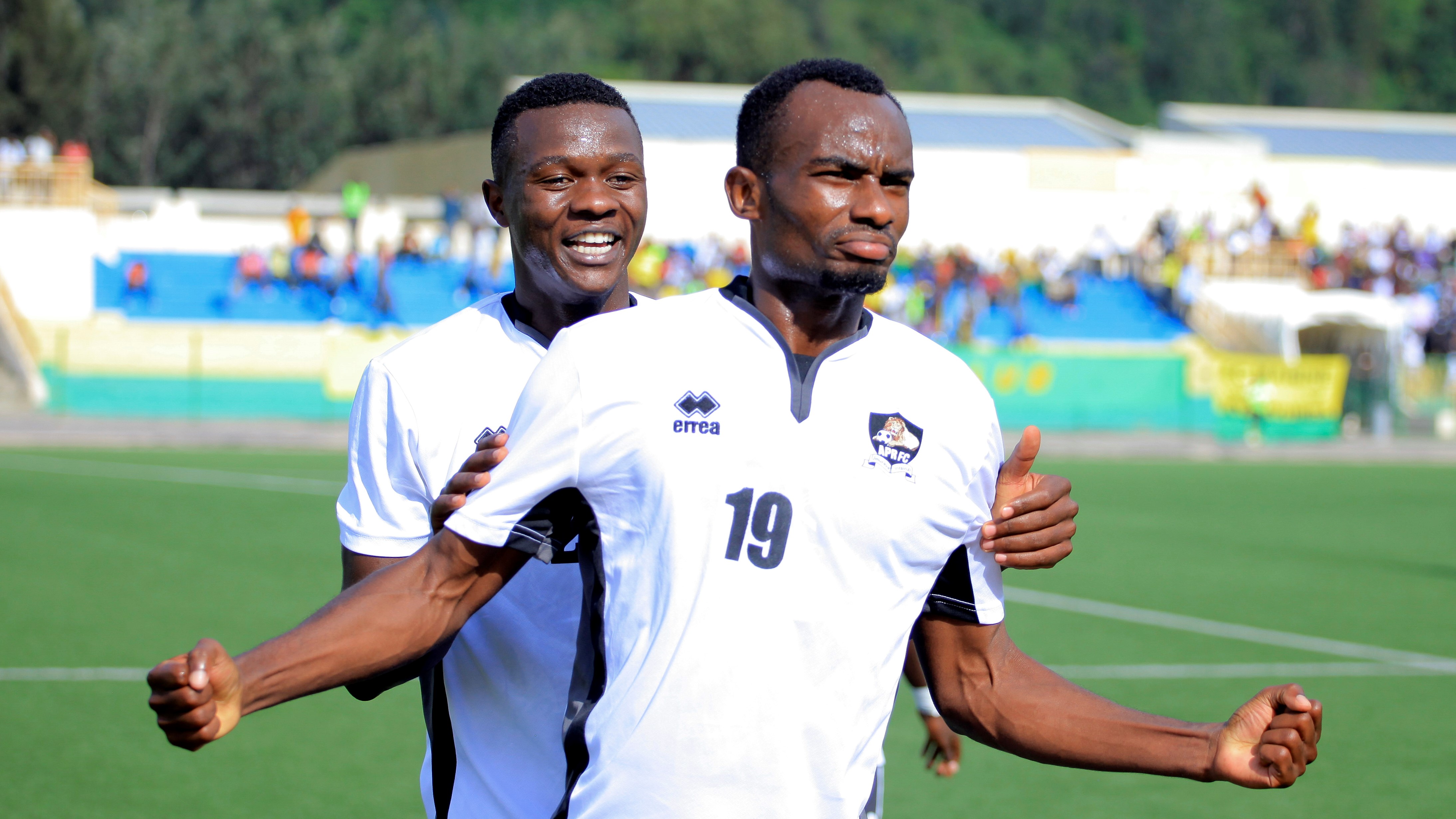 Dany Usengimana (#19) is fourth on the top-scorers list with 10 league goals this season. 