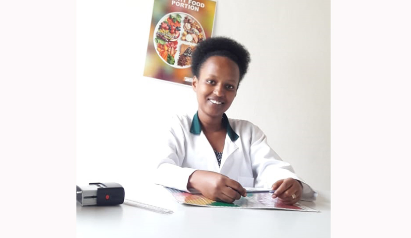 Leah Mfiteyesu is a nutritionist and dietician based in Kigali. / Courtesy photo