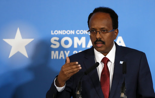 Somali President Mohamed Abdullahi Farmajo. 