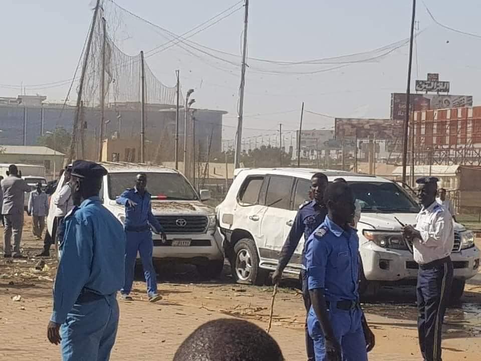 The site of a blast in Khartoum. Sudan's Prime Minister Abdullah Hamdok has survived an assassination following a blast in capital Khartoum, state media reported on Monday. 