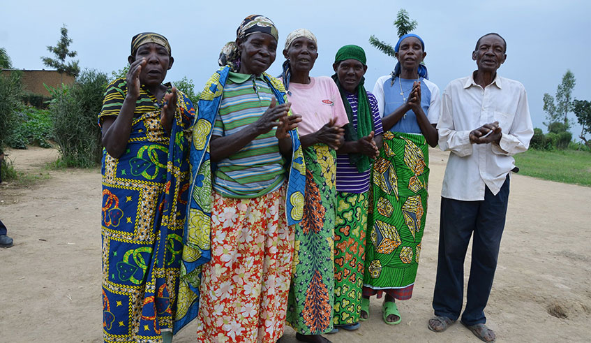 Some of the elders in Bugesera District who depend on governmentu2019s monthly stipend. / Sam Ngendahimana