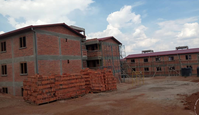 Busanza estate under construction. It will accomodate people who have been relocated from a wetland in Kangondo II. / Photo: Courtesy.