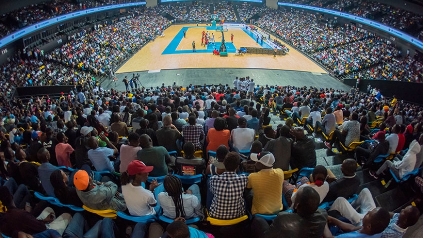 The 10,000-seat Kigali Arena last hosted games during the Eastern Division qualifiers for the Basketball Africa League (BAL 2020) last December. 