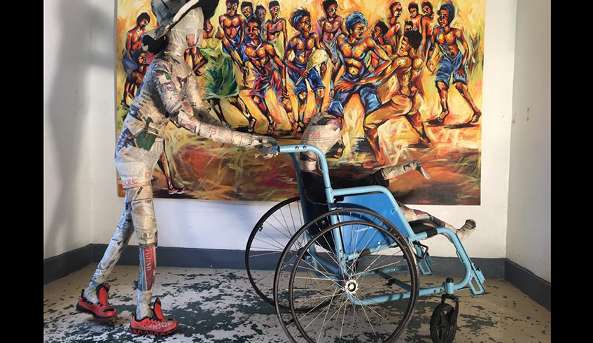 The art pieces are inspired by Nyirabazunguâ€™s story.