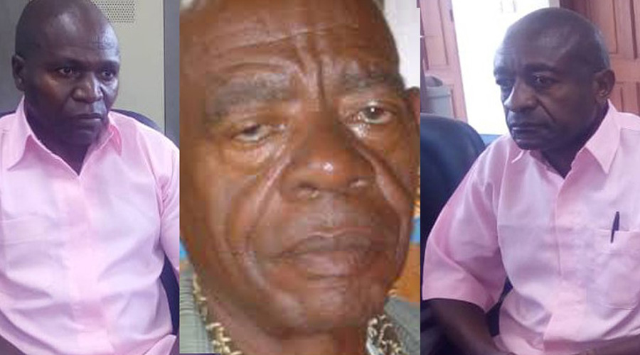 FDLR leaders LaForge Fils Bazeye,u00a0Theophile u201cAbegau201d Kamala andu00a0Ugandau2019s regional cooperation minister, Philemon Mateke (M). 