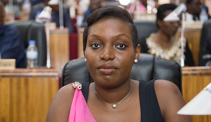 Minister of State in charge of ICT, Technical Vocational Education and Training Claudette Irere. / Photo: Courtesy.