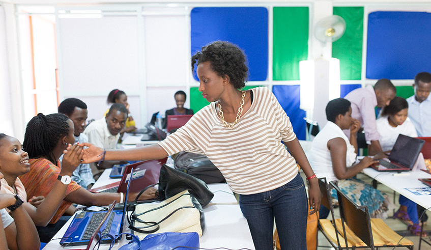 Students at a higher learning institution during a lecture. / File.