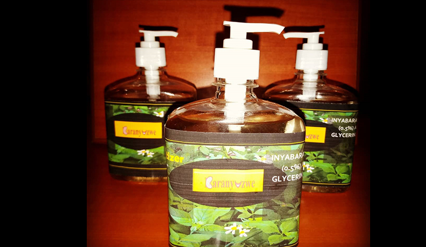 Her sanitisers are made of bidens pilosa which is  an anti-oxidant, anti-parasitic and antimicrobic.