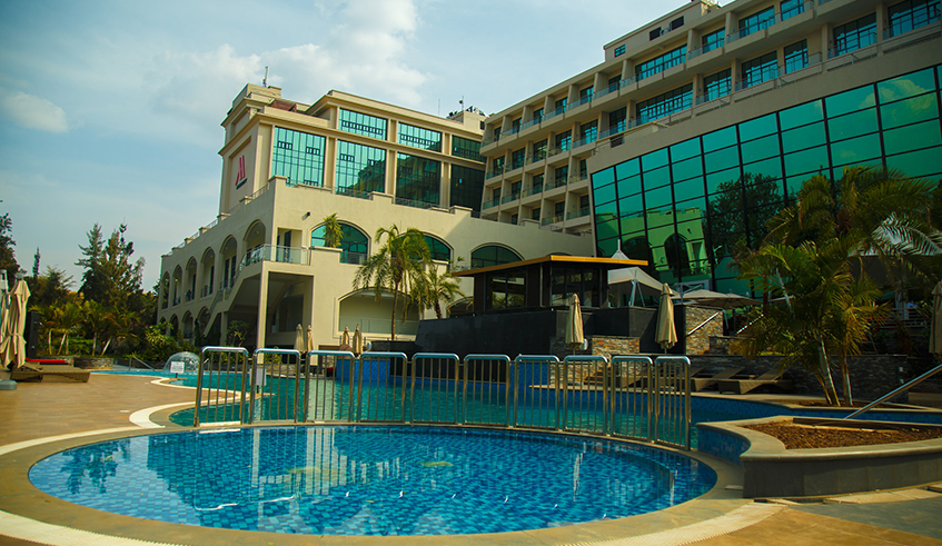 A view of Kigali Marriott Hotel. Hotels have reported losses following the temporary suspension of many businesses due to COVID-19 threat in the country. / Photo: File.